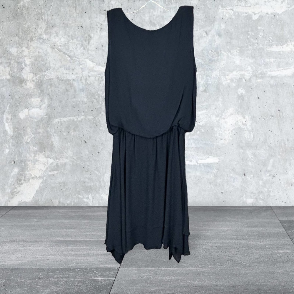 Taylor Blue Sleeveless Dress Size 10 Self: 100% Viscose Lining: 100% Polyester